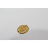 G.B. 1797 George III gold Half Guinea.