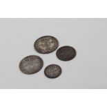 G.B. 1902 Edward VII Four Coin Maundy Set.