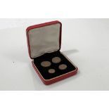 G.B. 1897 Victoria O.H. Four Coin Maundy Set.