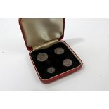 G.B. 1911 George V Four Coin Maundy Set.