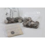 G.B. pre-1920 silver coinage - to include Threepences Y.H.