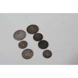 G.B. Maundy oddments - to include 1680 Charles II Fourpence. Good, 1686 James II Twopence.