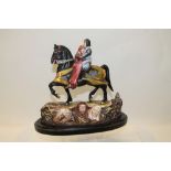 Michael Sutty limited edition bone china figure - Lancelot and Guinevere, no.