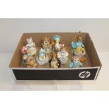 Eleven Beswck Beatrix Potter figures - Thomasina Tittlemouse,