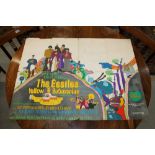 The Beatles Yellow Submarine poster printed in England Lonsdale & Bartholomew 1968, quad size,