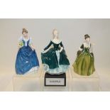 Six Royal Doulton figures - Janine HN2461, Fleur HN2368, Beatrice HN3263, Fair Lady HN2835,