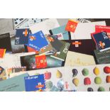 Stamps - G.B. selection of Prestige booklets, Airmail post booklets, £1.00 and £2.