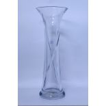 Large Waterford Crystal vase with original label,