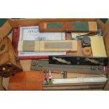 Collection of sundry scientific instruments - to include draftsman's tools,