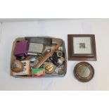 The Acme Boy Scouts combination whistle / compass, lot of mixed lighters and penknives,