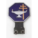 Vintage TOCH International Christian movement enamel car badges