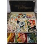 Vintage embroidery threads - Vicar's Twisted Lustrine Boiling Dyes Made in England,