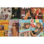 Quantity of 1960s Health & Efficiency Naturalist magazines and 1970s men's magazines - Knave,