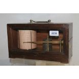 Late 20th century barograph, signed - R. F.