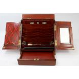 Edwardian mahogany correspondence cabinet,