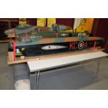 Large scale model of a Lancaster Bomber,