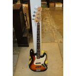 Fender Jazz electric base guitar, serial no.