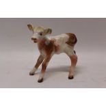 Rare unmarked Beswick Hereford Calf CONDITION REPORT Good overall condition,