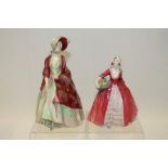 Two Royal Doulton figures - The Paisley Shawl HN1392 and Janet HN1507