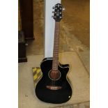 Crafter six-string electric acoustic guitar, model no.