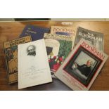 Books - The Bookman Christmas edition 1928 - with supplement, 1934, 1929, 1930,