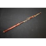 Antique rosewood flute,