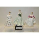 Four Royal Doulton figures - Summer Rose HN3309, Natalie HN3173,