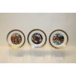 Set of twelve Royal Copenhagen The Hans Christian Andersen plates,