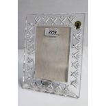 Waterford Crystal photograph frame