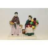 Two Royal Doulton figures - The Orange Lady HN1759 and The Old Balloon Seller HN1315