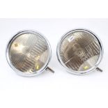 Pair 1930s French Scintilla car headlamps, model 230 / 270,