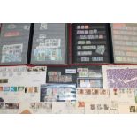 Stamps - selection in box - including stockbooks of G.B.