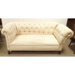 Victorian Drop End Chesterfield Couch