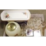 Misc Box of Glass Ware,