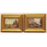 Pair of gilt framed prints