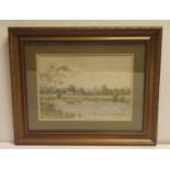 Gilt framed watercolour