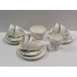 20 Pce Hand Painted Tea Set