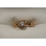 9 Carat Gold Solitaire Ring