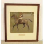 Cecil Aldin Portrait of Horse and Rider ' Ready to Start'