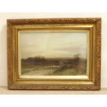 Stunning Gilt Framed Watercolour ; Country Scene by A.