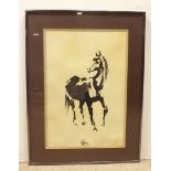 Watercolour of Horse