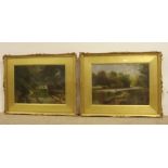 Pair of Gilt Framed Oil Paintings