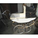 A mid 20th Century Manton carriage pram - a/f