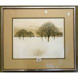 Kathleen Caddick: a framed limited edition Christie's Contemporary Art print entitled Cherry Orchard