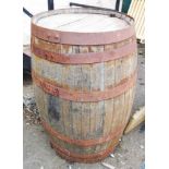 A 34" coopered barrel