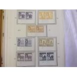 3 Album sheets - malta - QEL 2 Postage stamps 1956/7