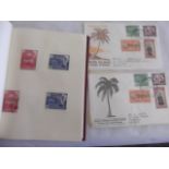 Small Album - Colonial Peace Issue Stamps produced for 8th June 1946 - used & mint examples, plus