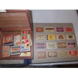 Albim - Collection of apprx 300 matchbox labels - plus small lift-top box of loose labels & match