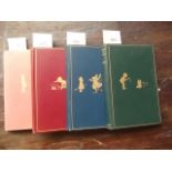 4 Volumes by A.A. Milne, 1. Winnie the Pooh- pub Methuen - 4th edition 1927, 2. When we were very