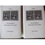 Encyclopedia of British Empire Postage stamps - N America - Volume V - 2 copies boxed